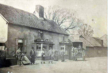 Photograph of the Kings Arms about 1885 by C. H. Litchfield [X746/1]